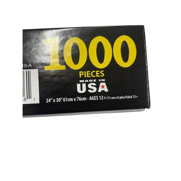 White Mountain Cheers 1000-Piece Puzzle 24" X 30" Vintage Beer Advertisements - Picture 3 of 3